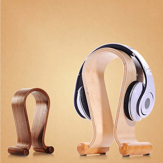 Wood Grain Headphone Stand