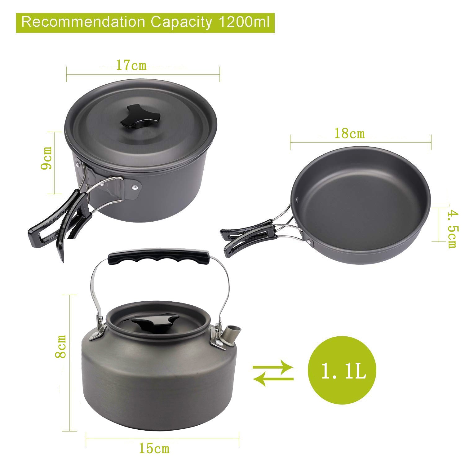 All-in-One Camp Cookware Camping Set