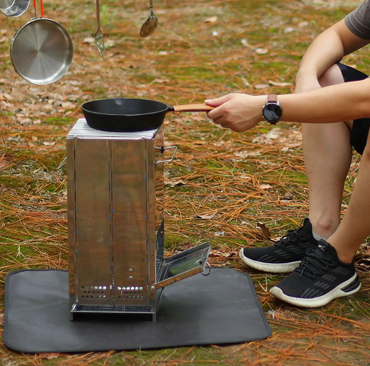 Mini Folding Wood Burning Camp Stove