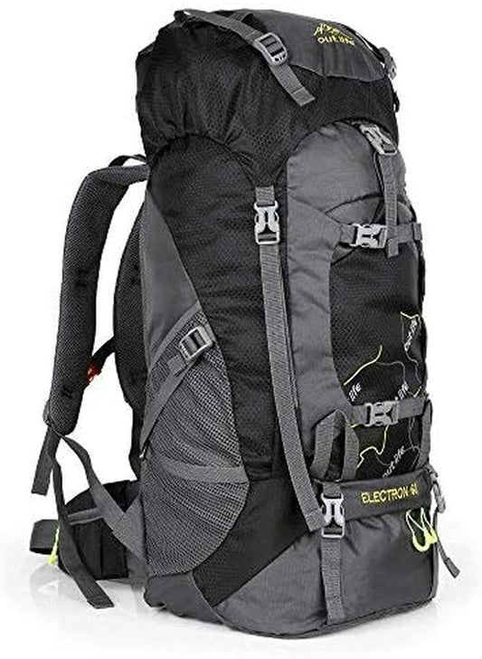 Hiking Backpack 60L Lightweight Water Reasistant Trekking Bag Durable Outdoor Sport Daypack for Climbing Mountaineering Fishing Travel Cycling